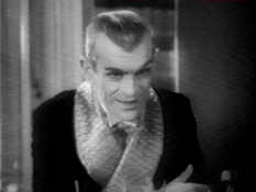 Poelzig taks death (Karloff)