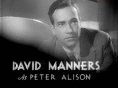 David Manners as Peter Alison