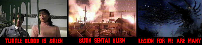 Gamera bleeds, Sentai burns, and Legion unlashes the hordes