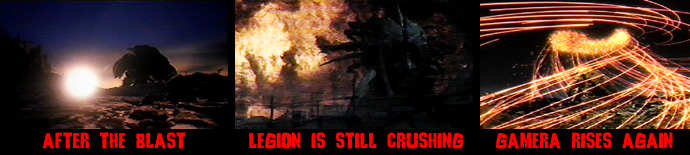 After the blast-Legion Lives and Gamera is reborn