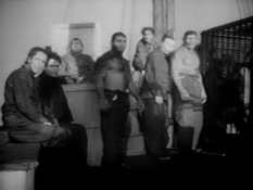 The strange looking crew of Moreau's boat