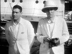 Parker tours boat with Montgomery